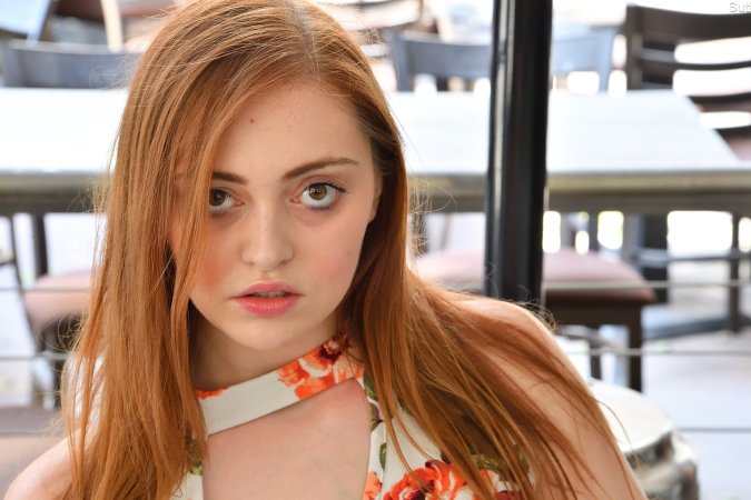 Ginger Sutton FTV masturbates when dining in the cafe photo 18