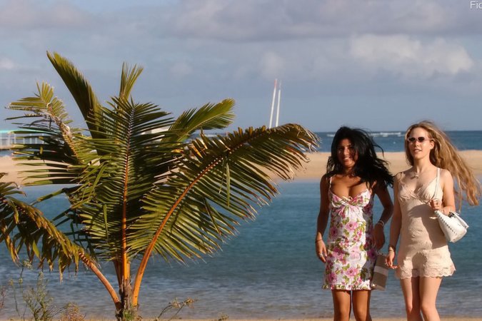 Fiona FTV in Hawaii beach shots with upskirt glimpses photo 6