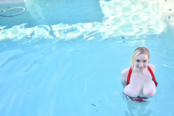 Gigi FTV submits to breast massage in the pool photo 19