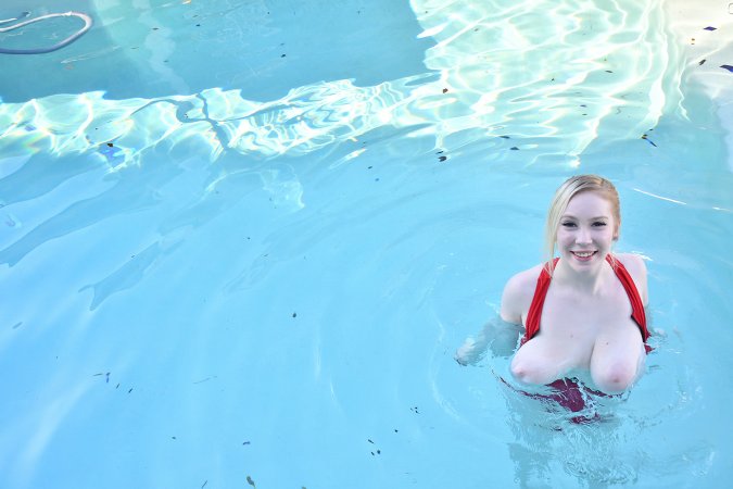 Gigi FTV submits to breast massage in the pool photo 23