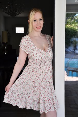 Gigi FTV with toy play and breast massage in sun photo 1