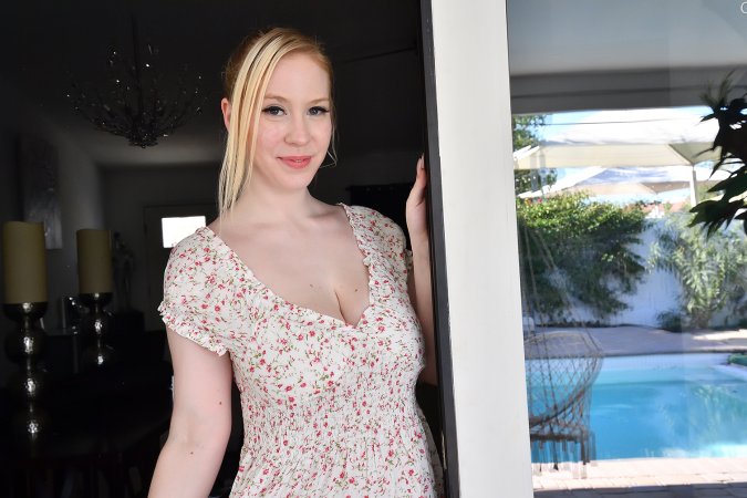 Gigi FTV with toy play and breast massage in sun photo 2