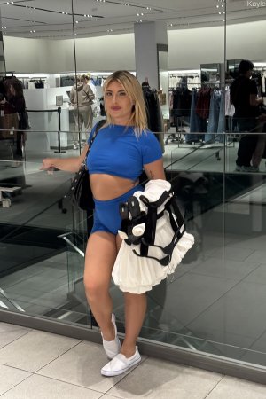 Kaylee FTV strips in the fitting room photo 3